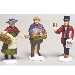 Department 56 Street Merchants (Set of 3) Dickens Village #58550 - Boxed